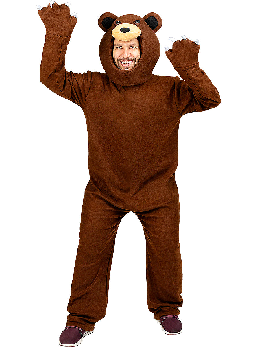 Grizzly Bear Costume for Adults