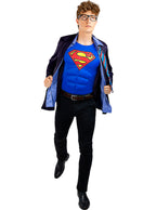 Klarko Kento (Clark Kent) kostiumas vyrams – Supermeno