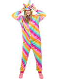 Multicolour Unicorn Onesie Costume for Adults
