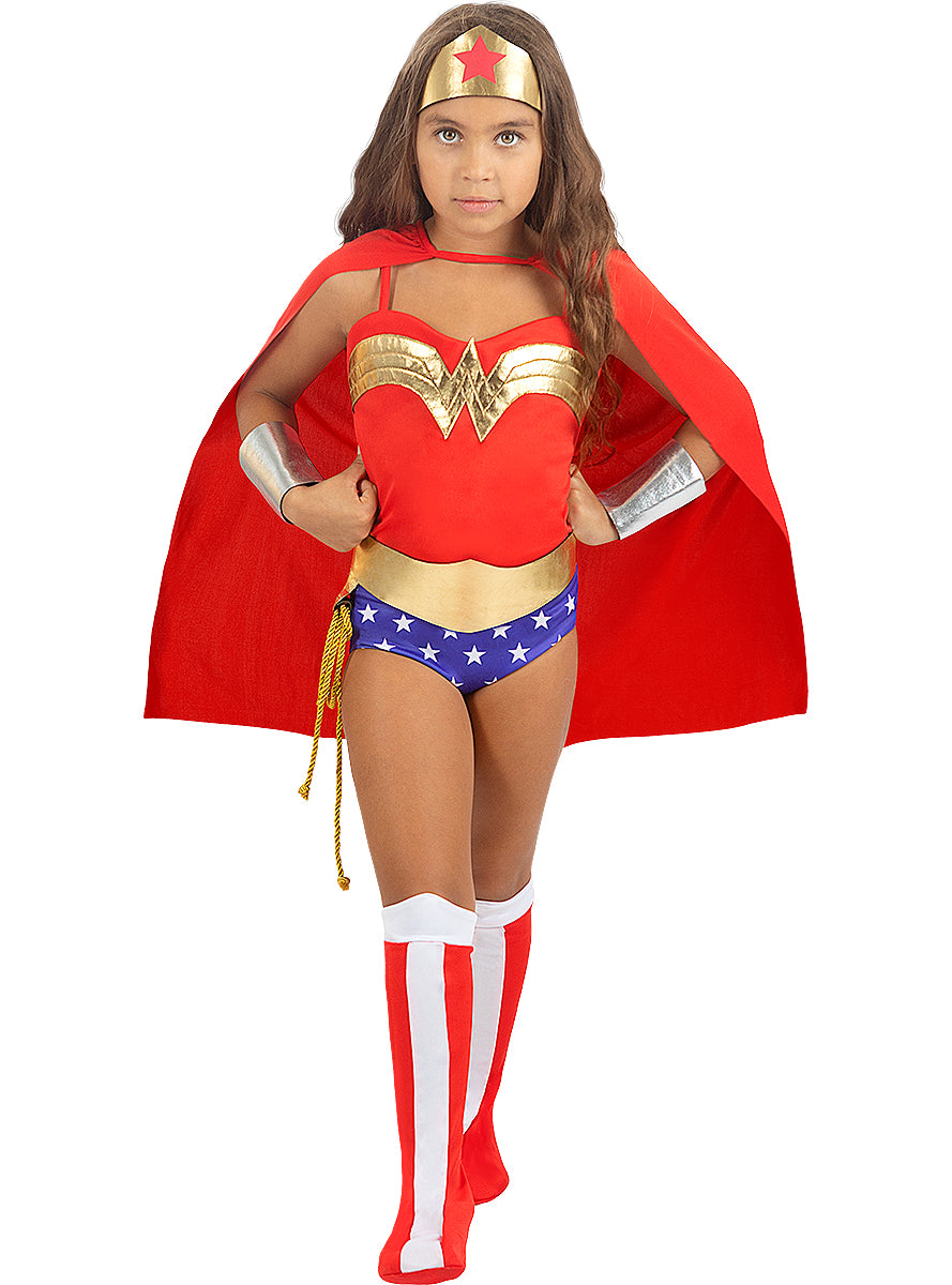 Classic Wonder Woman Costume for Girls