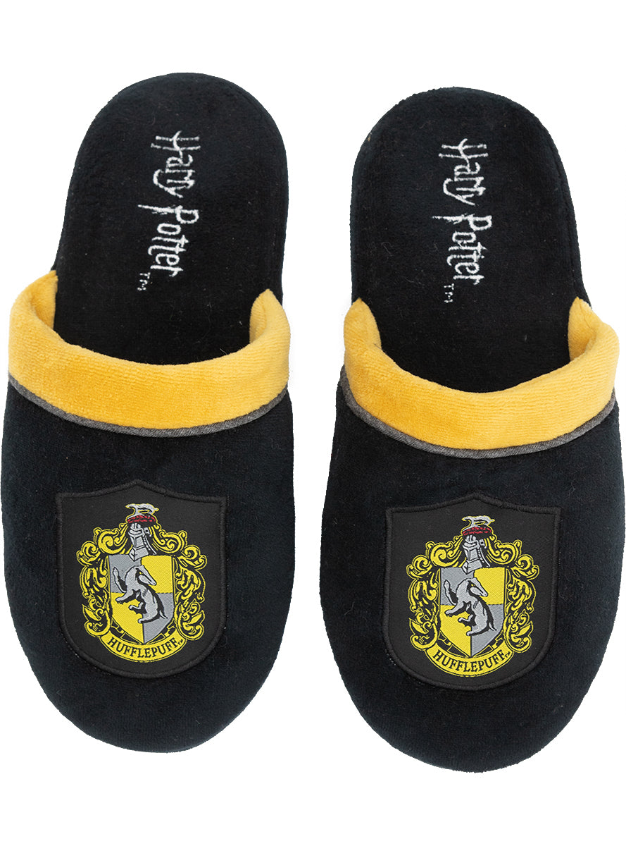 Hufflepuff Slippers for Adults - Harry Potter