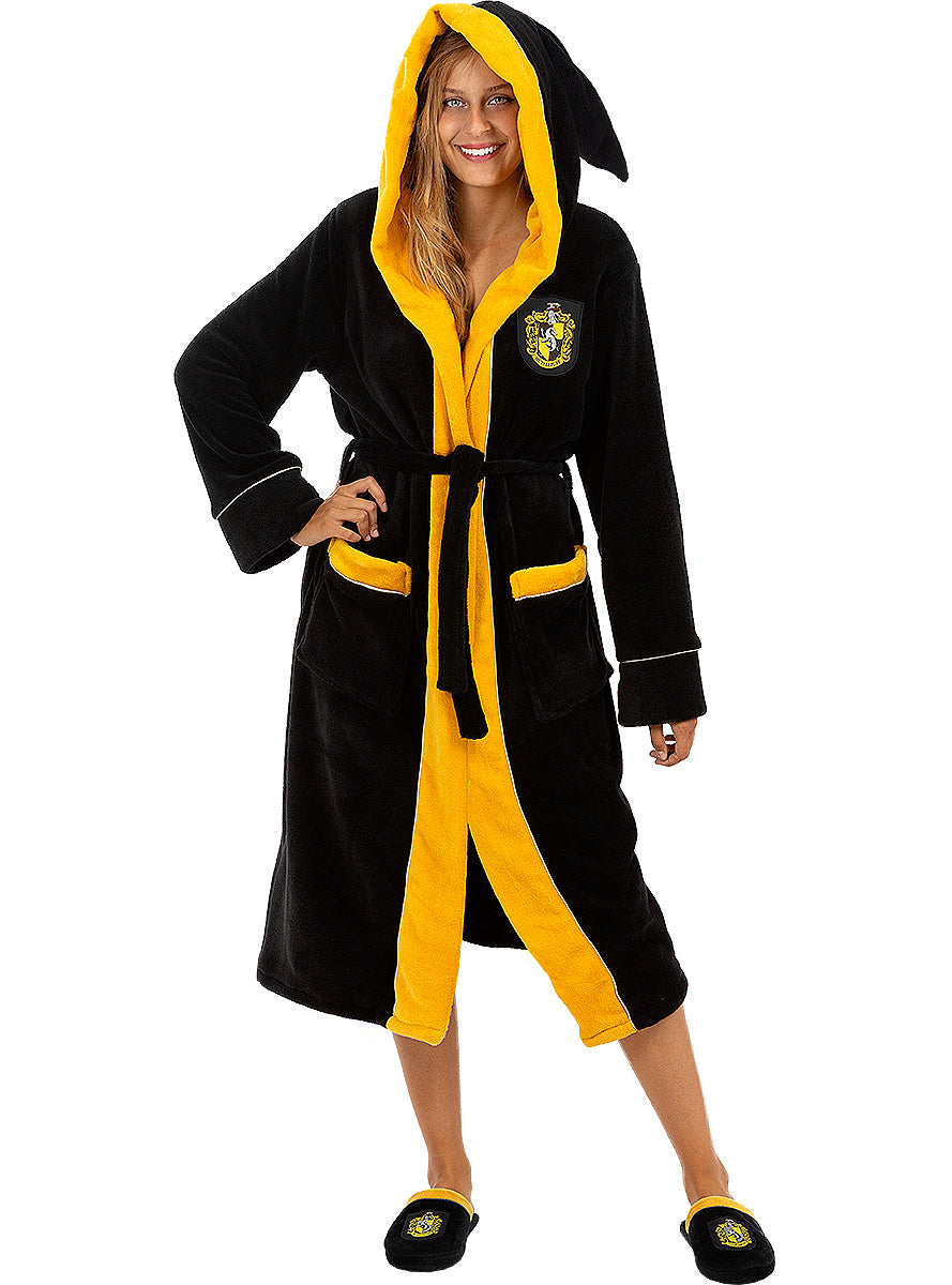 Hufflepuff Slippers for Adults - Harry Potter