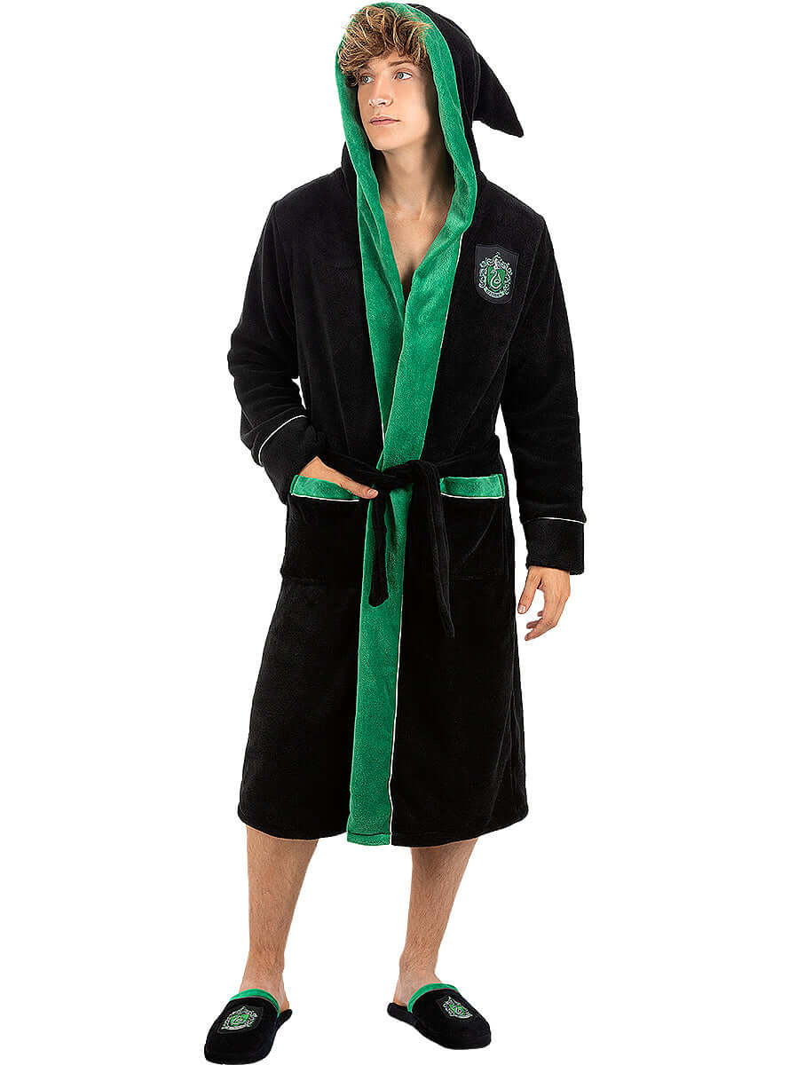 Slytherin chalatas suaugusiems – oficialus Hario Poterio rinkinys