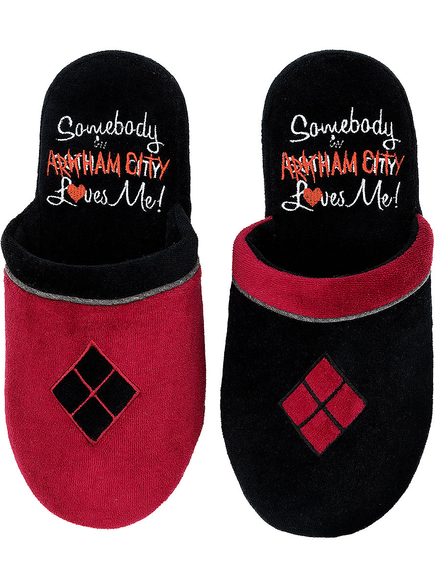 Harley Quinn Slippers for Adults