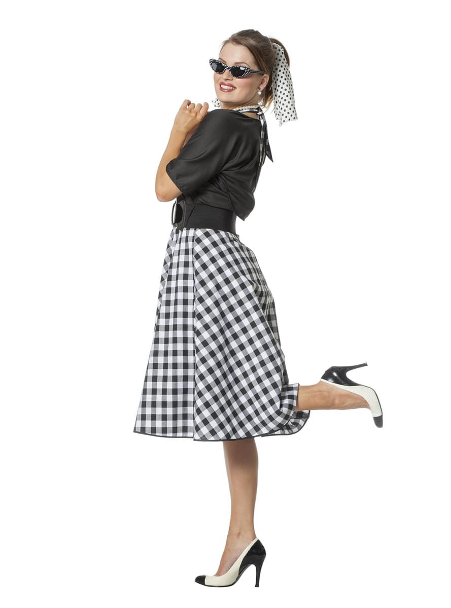 50s Costume Women - Vintage Dress & Belt | Teminis.lt Teminis.lt