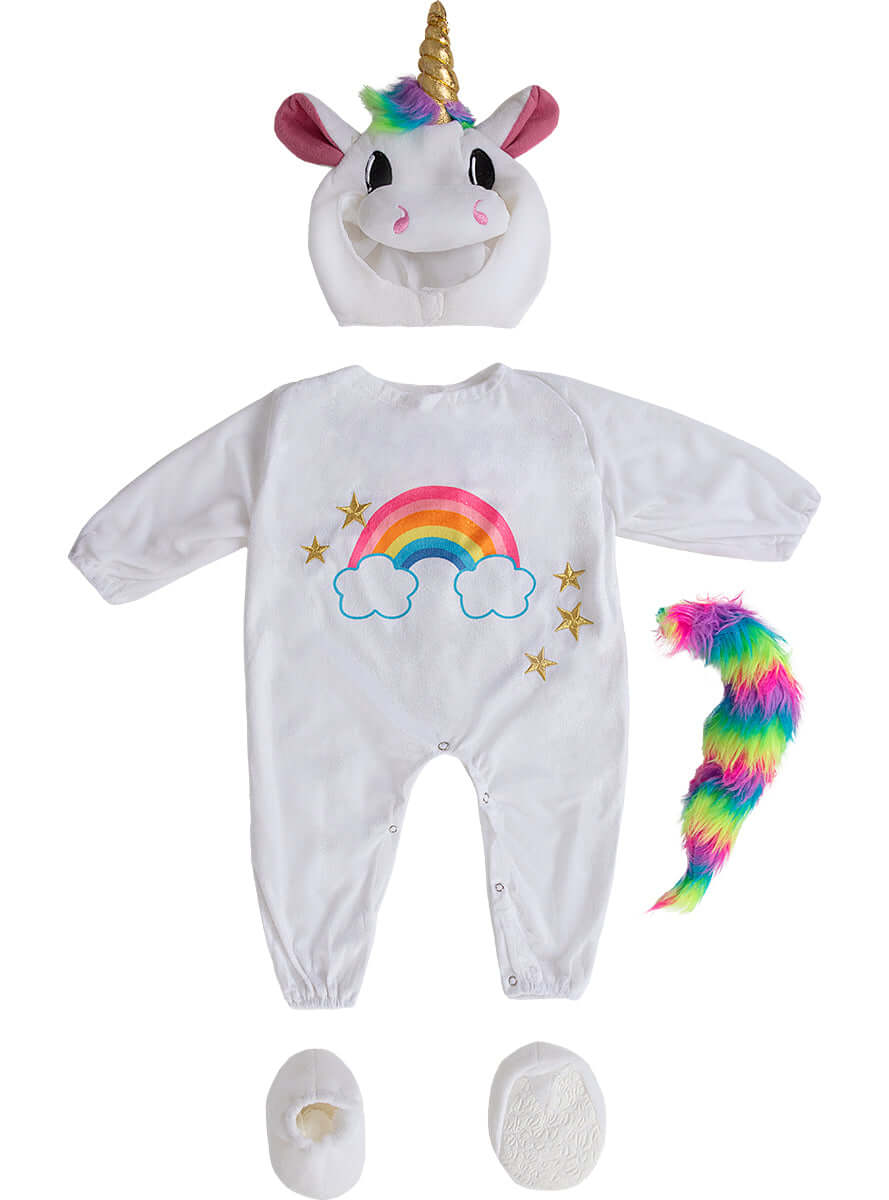 Unicorn Costume for Babies - Magical Rainbow Baby Romper