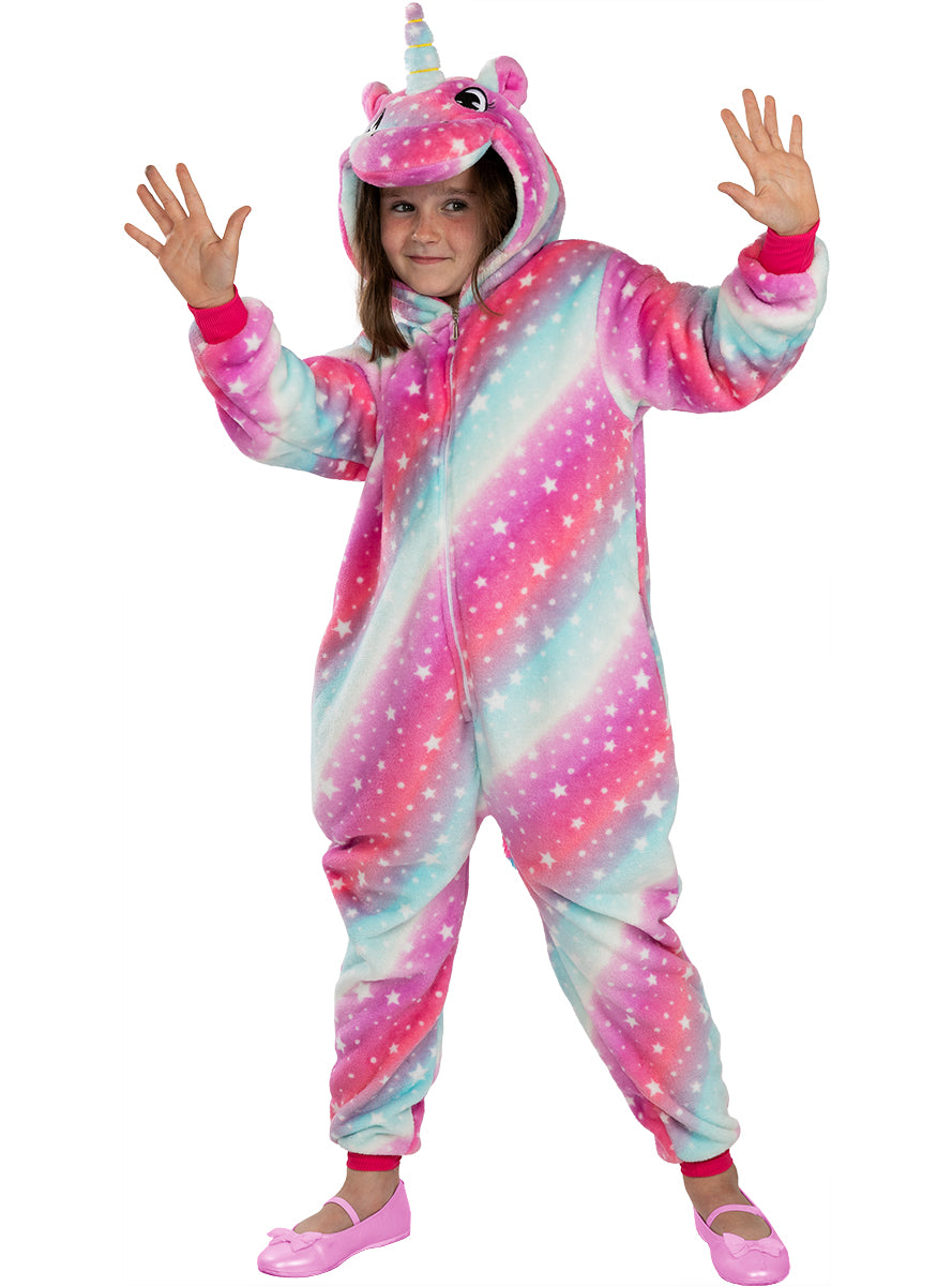 Multicolour Unicorn Onesie Costume for Kids