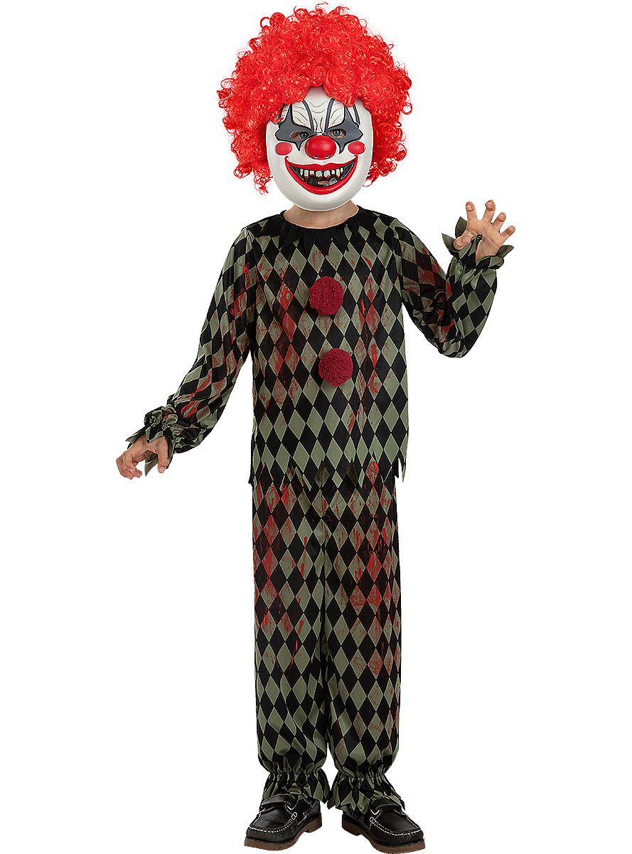 Deluxe Scary Clown Costume for Kids