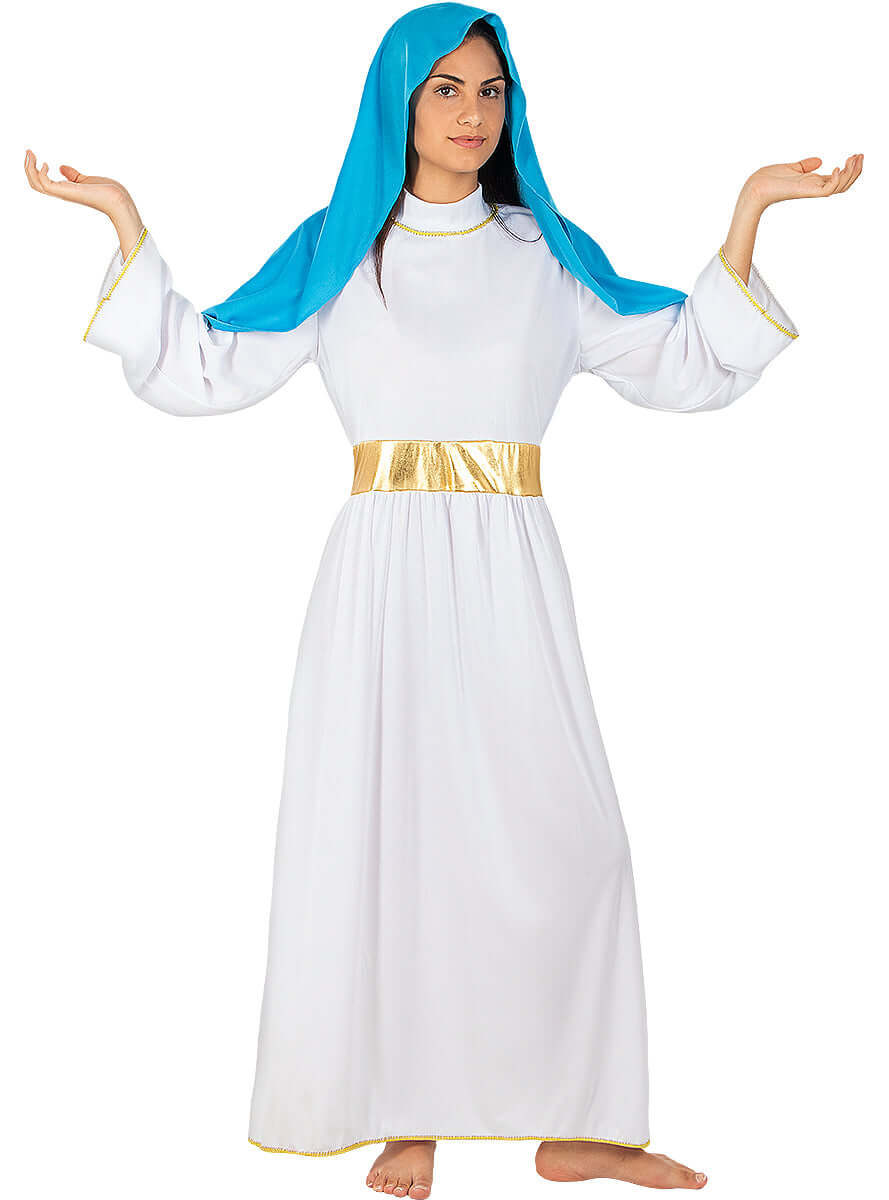 Mergelės Marijos kostiumas moterims - religinis gimimo apranga