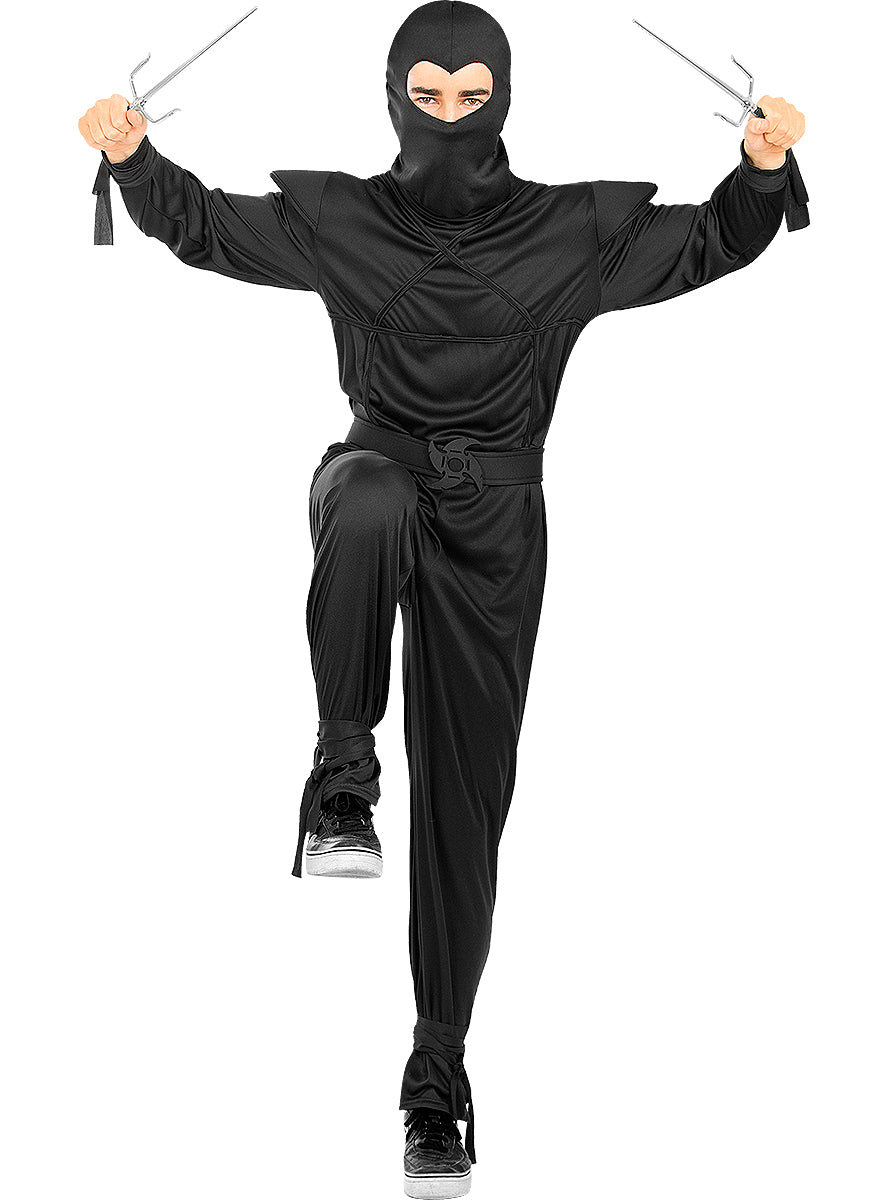 Ninja Costume for Adults in Black
