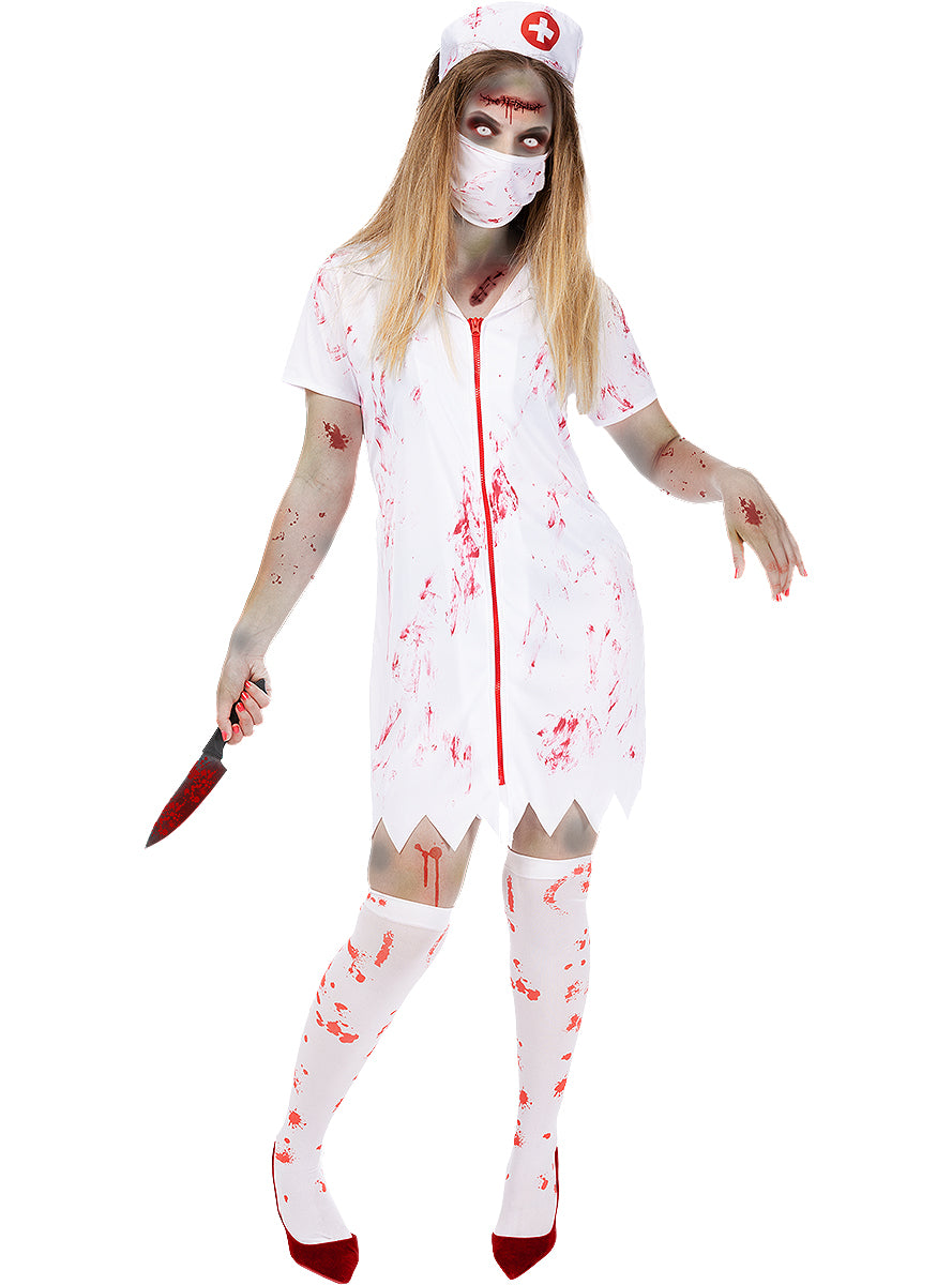 Zombie Nurse Costume for Women