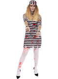 Zombie Prisoner Costume for Women