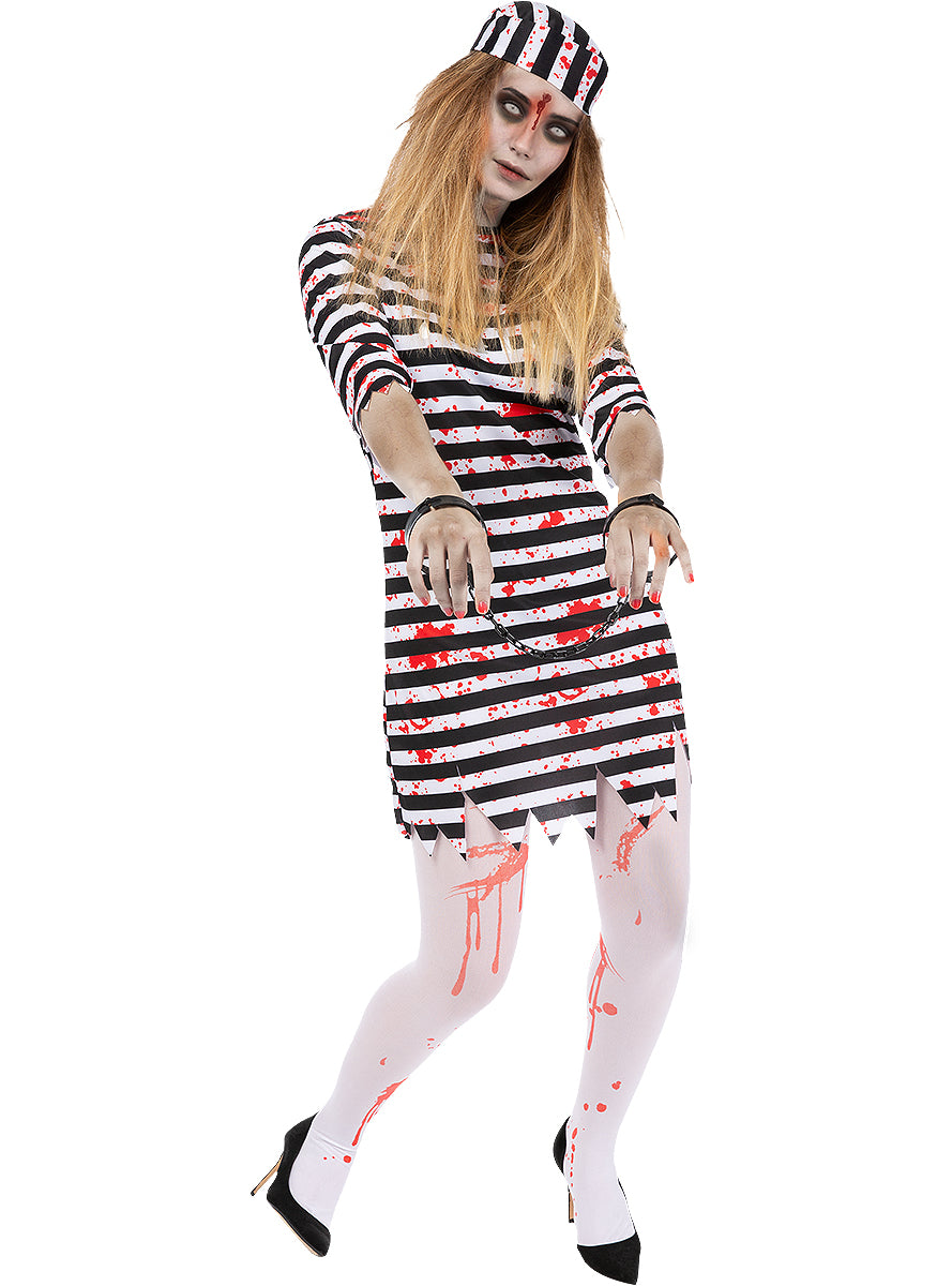 Zombie Prisoner Costume for Women