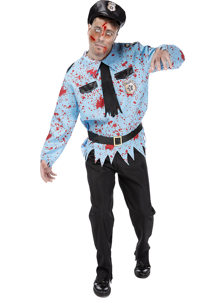Zombie Police Officer Costume for Men