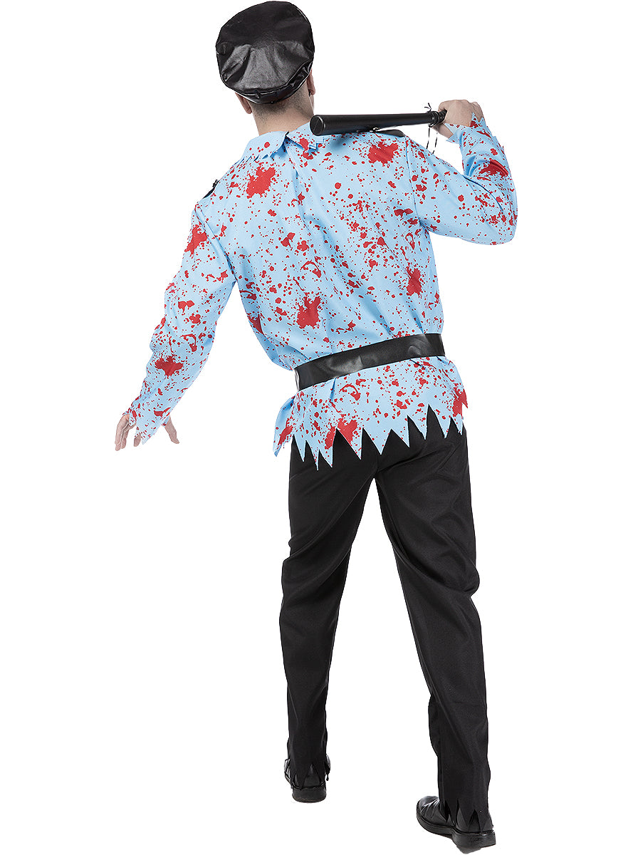 Zombie Police Officer Costume for Men