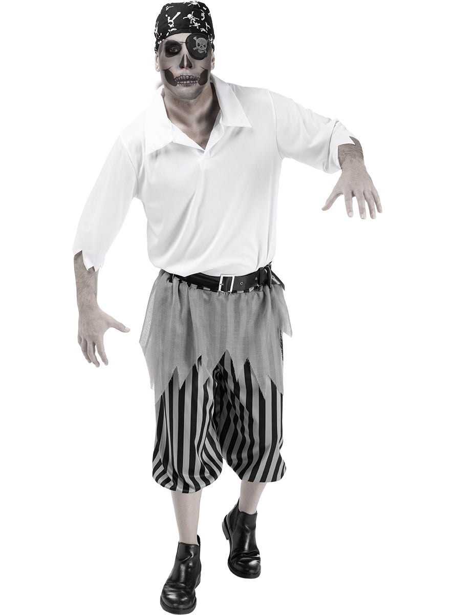 Zombie Pirate Costume for Men