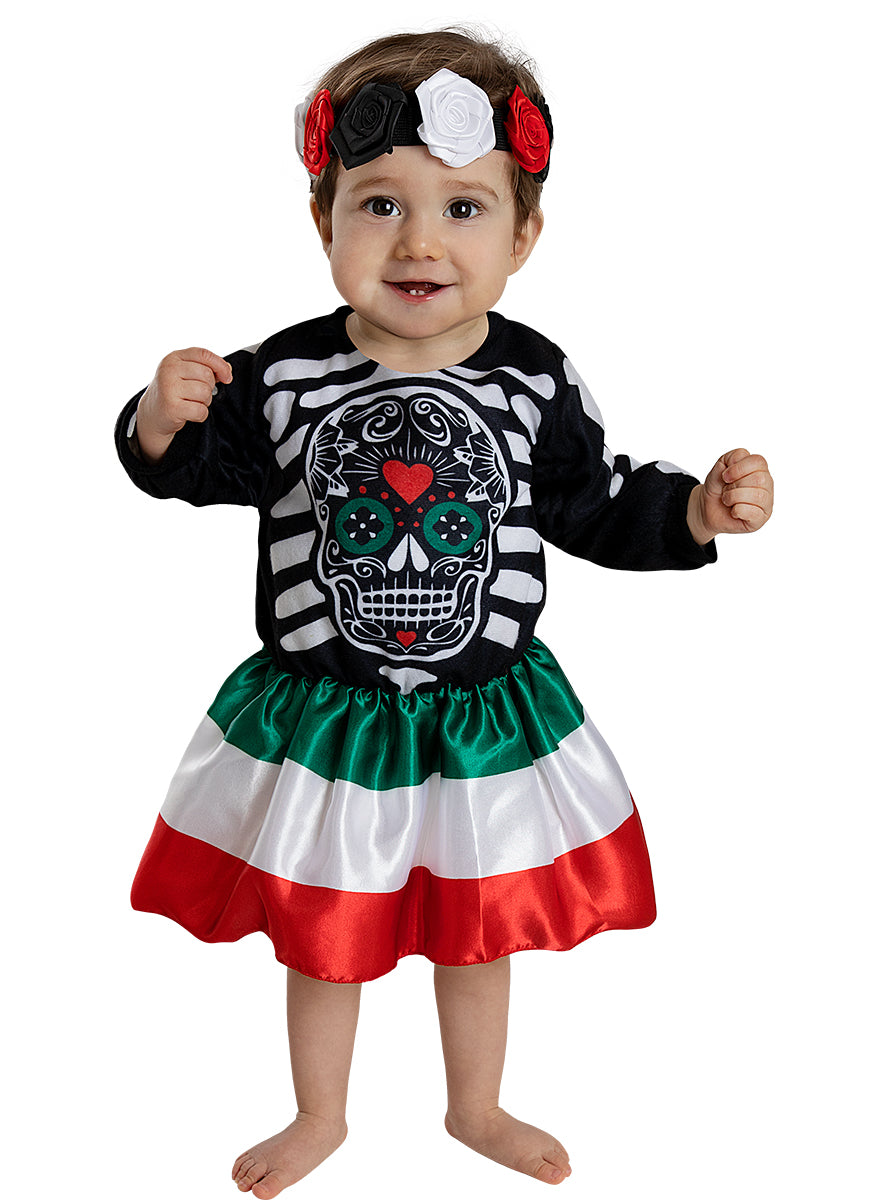Catrina Costume for Baby Girl