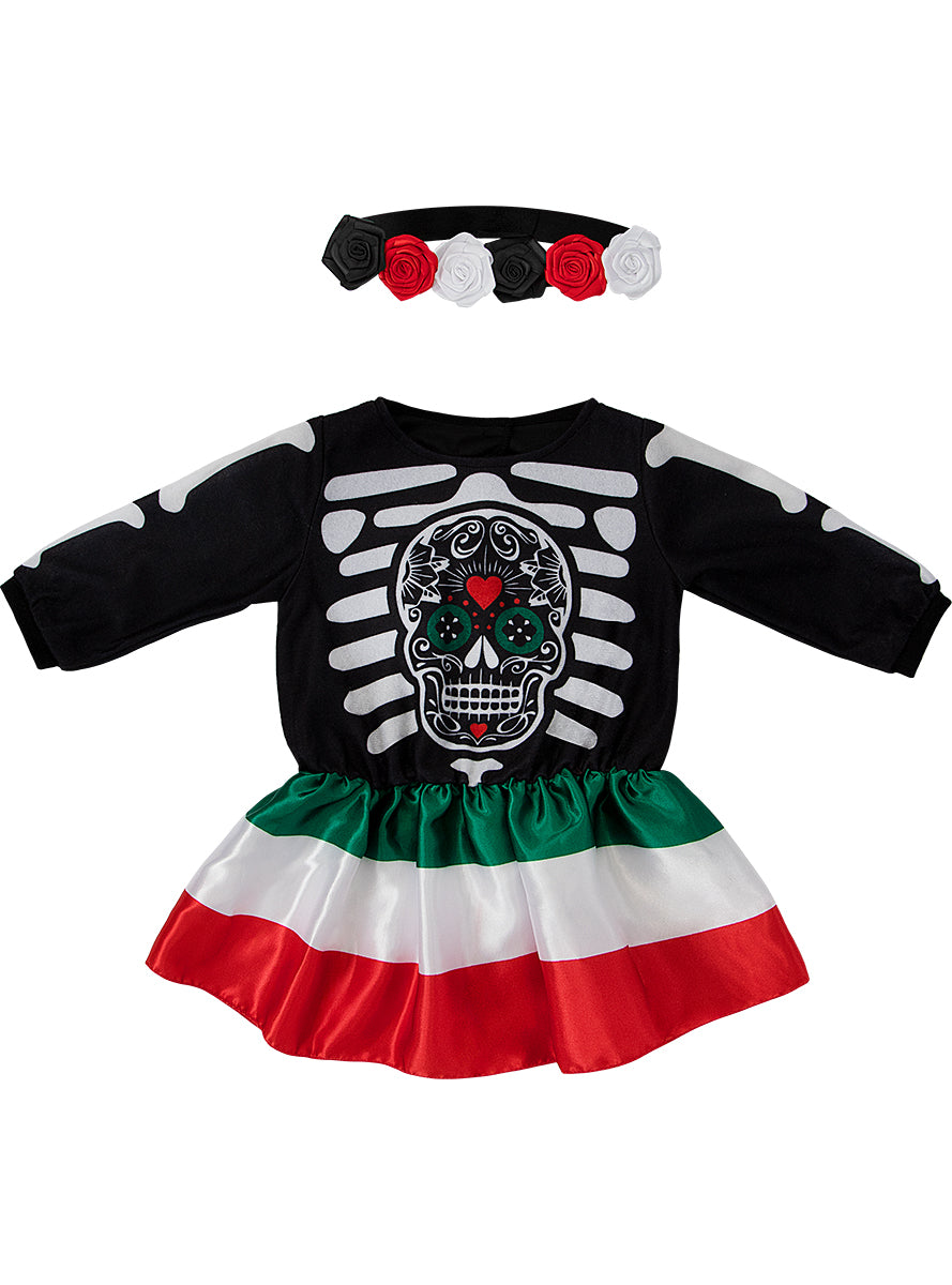 Catrina Costume for Baby Girl
