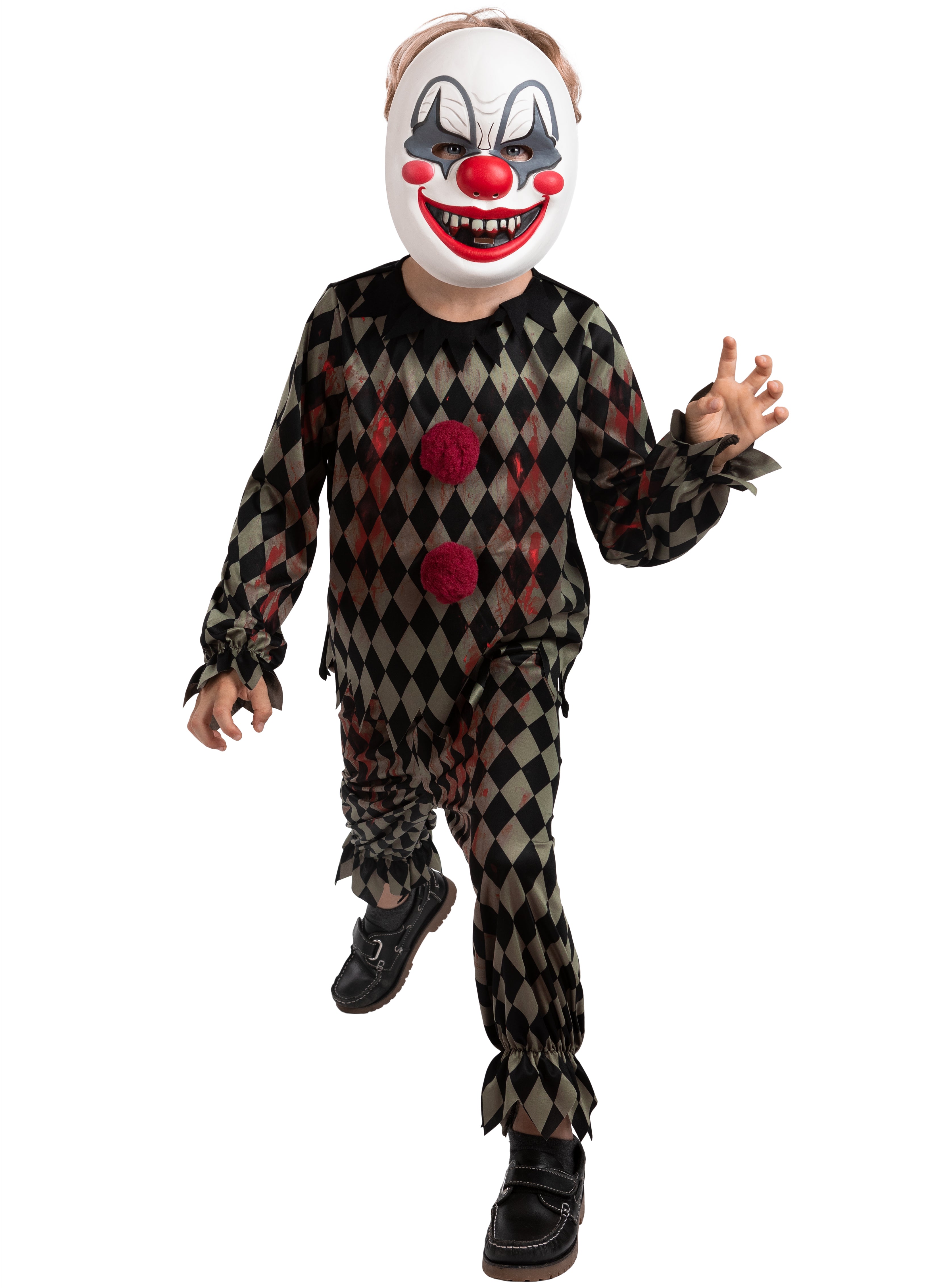 Deluxe Scary Clown Costume for Kids