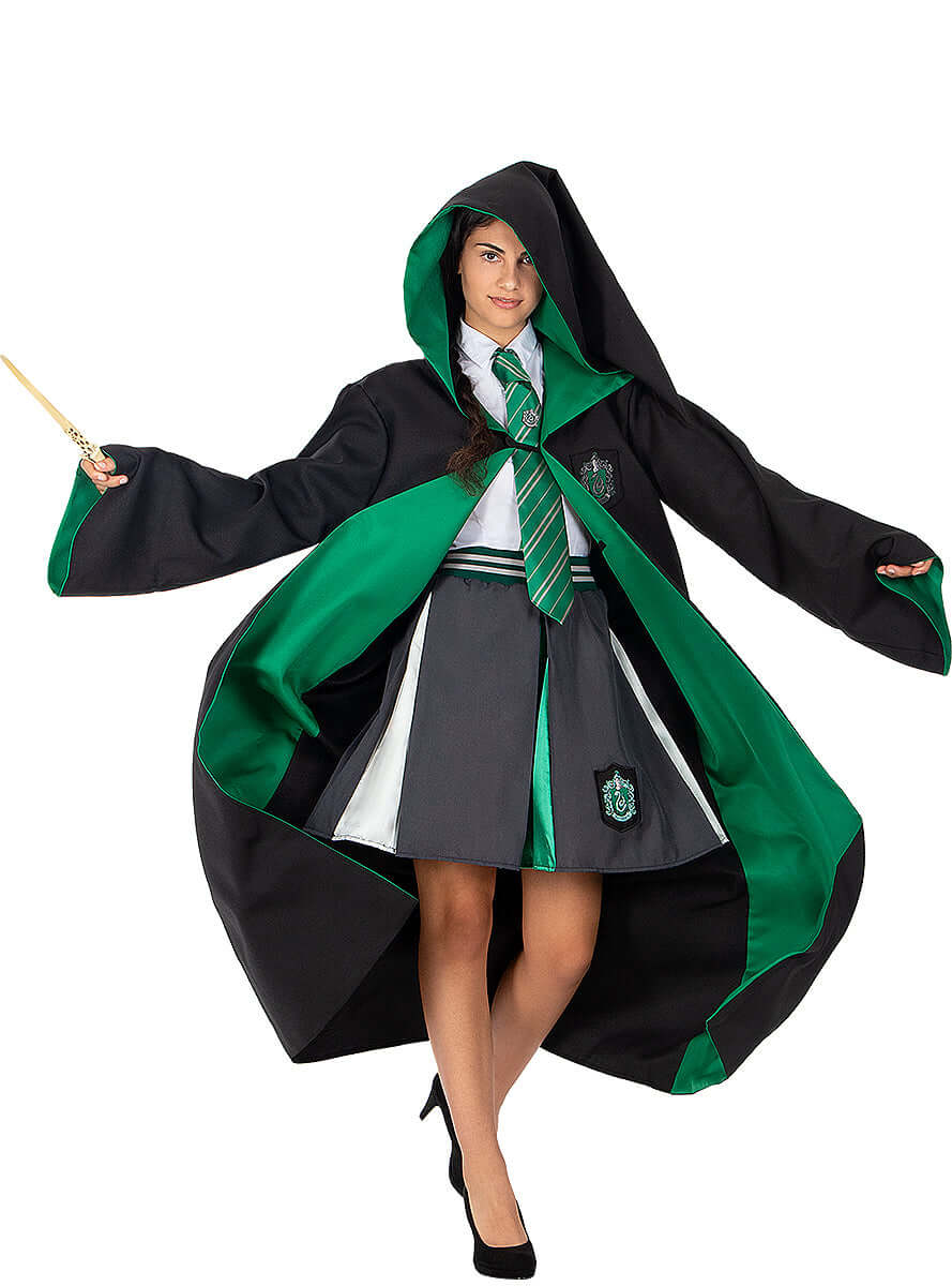 Slytherin chalato replika suaugusiems – oficialus deimantinis leidimas