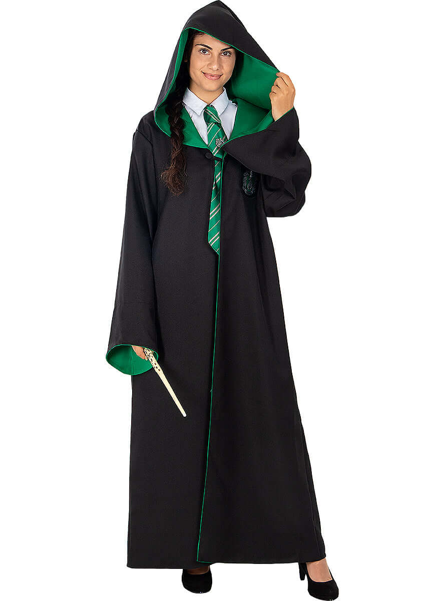 Slytherin chalato replika suaugusiems – oficialus deimantinis leidimas