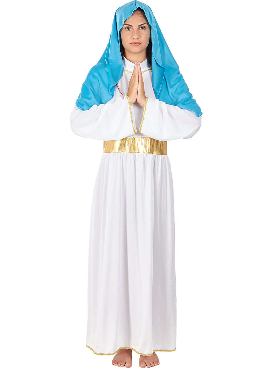 Mergelės Marijos kostiumas moterims - religinis gimimo apranga