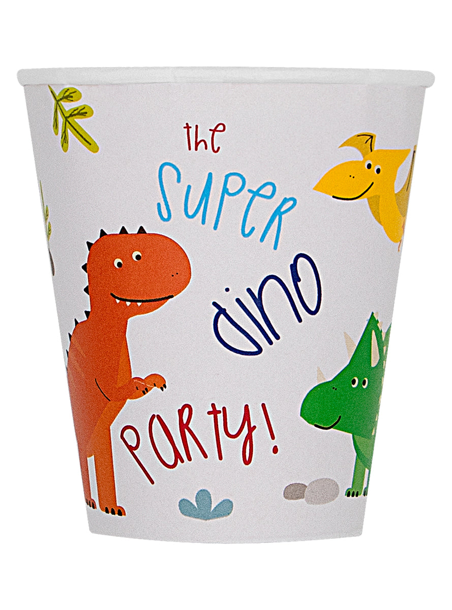 8 Dinosaur Cups - Dinosaurs Party