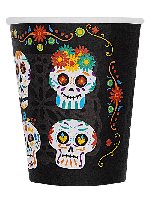 8 Day of the Dead Catrina Cups - Day of the Dead