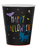 8 Halloween Pumpkin Cups - Happy Halloween
