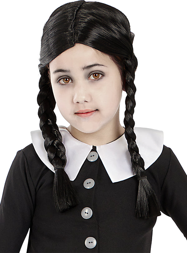 Wednesday Adams perukas mergaitėms