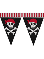 1 piratų vėliavėlė – šventės dekoracija