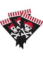 1 piratų vėliavėlė – šventės dekoracija