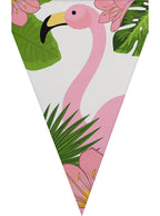 1 flamingo vėliavėlė – šventės dekoracija