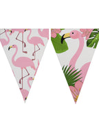 1 flamingo vėliavėlė – šventės dekoracija