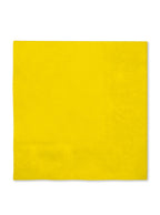 Geltonos servetėlės 33 x 33 cm – vakarėlio dekoracijos