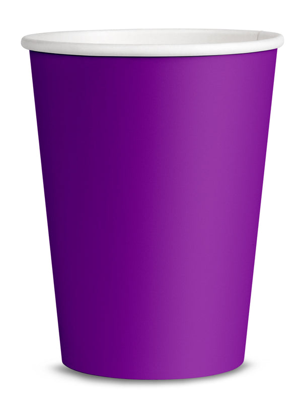 8 violetiniai puodeliai – šventės dekoracija