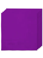 Violetinės servetėlės 33 x 33 cm – vakarėlio dekoracijos