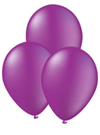 10 violetinių balionų – vakarėlio dekoracijos