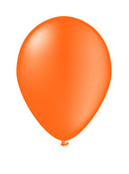 10 oranžinių balionų – šventės dekoracija