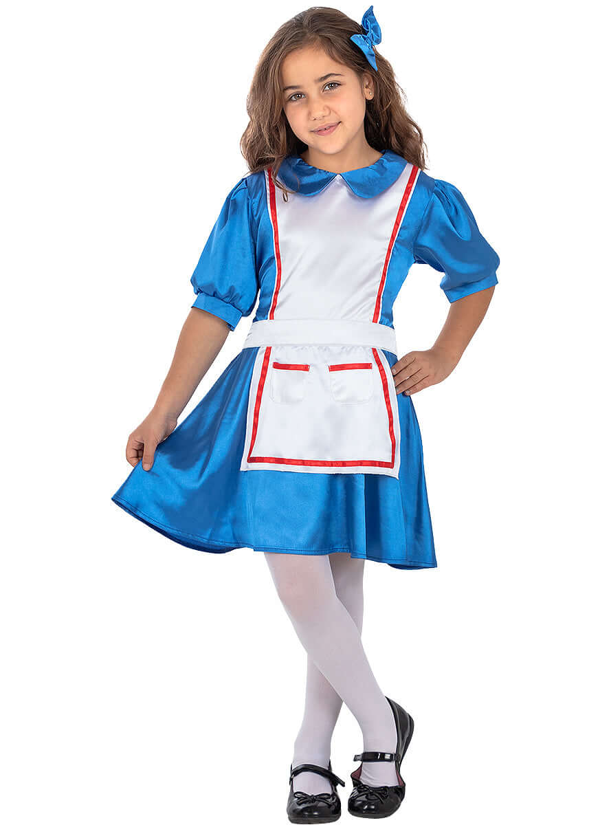 Alice Costume for Girls - Alice in Wonderland Blue Dress