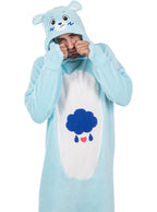 Lokelio Niurzglio (Grumpy Bear) kostiumas suaugusiesiems – „Laimės lokiukai“ (The Care Bears)