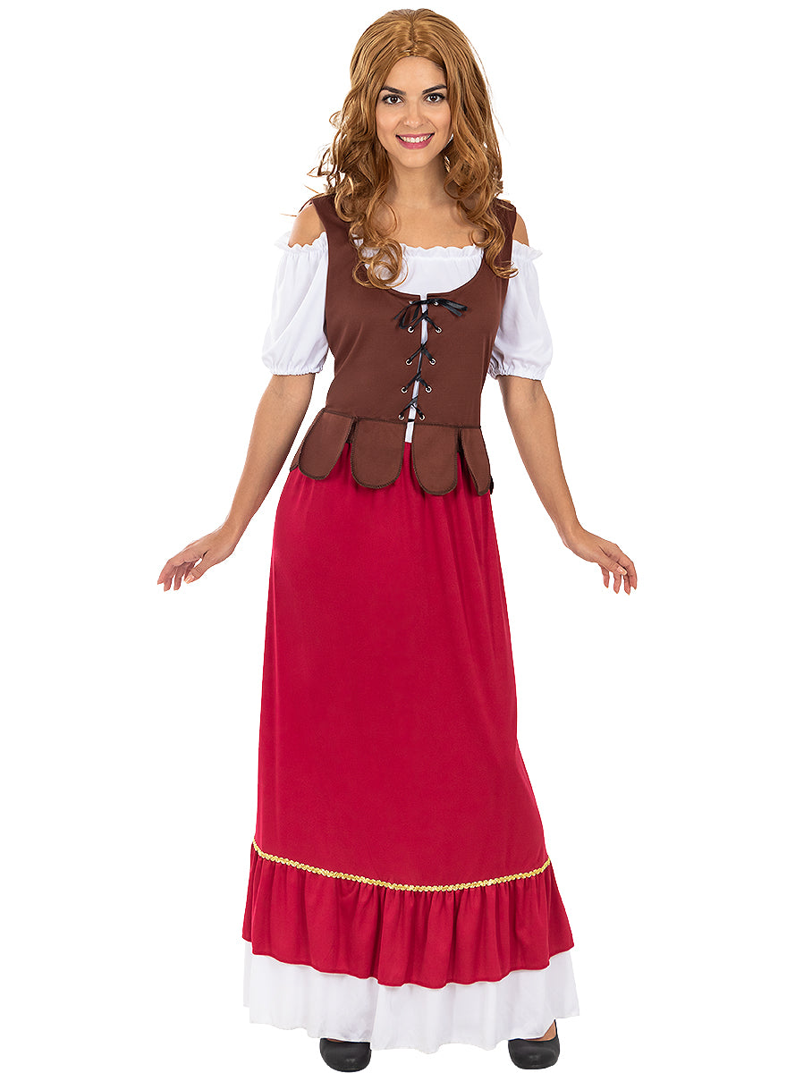 Classic Medieval Innkeeper Costume for Women