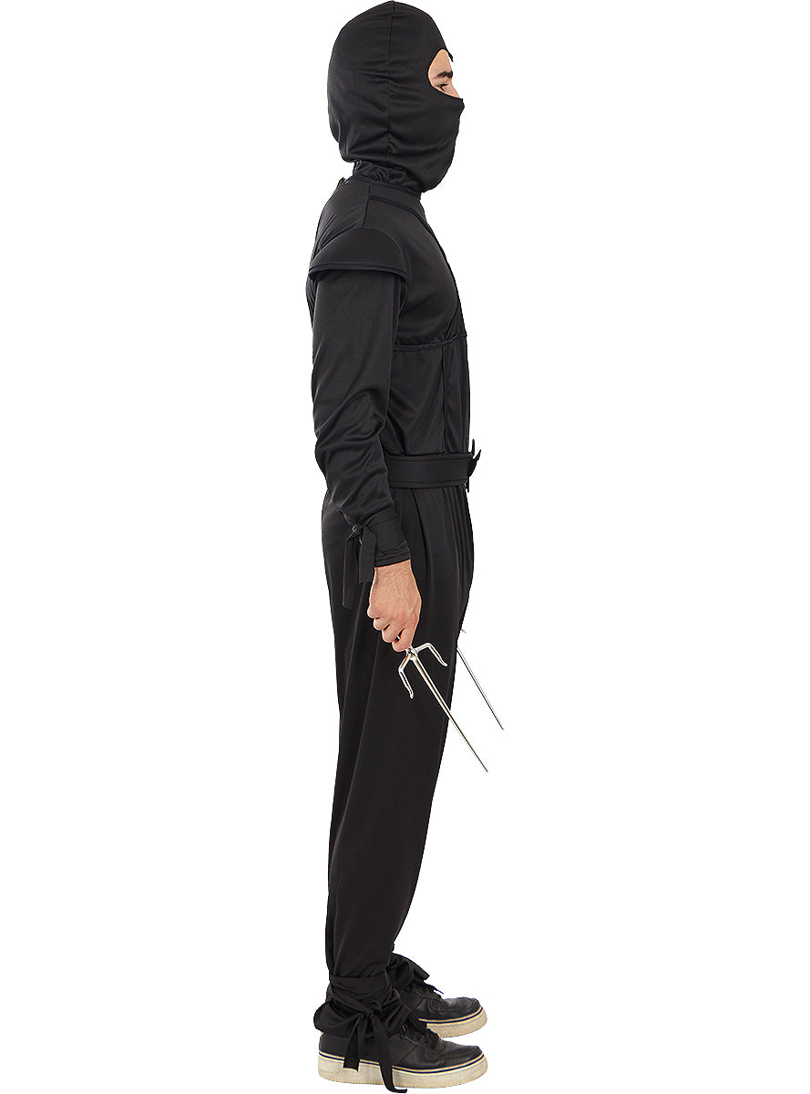 Ninja Costume for Adults in Black