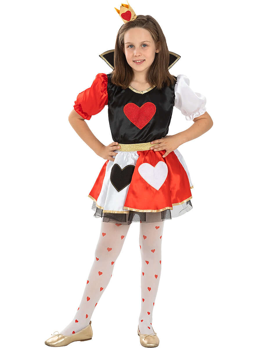Queen of Hearts Costume for Girls - Alice in Wonderland