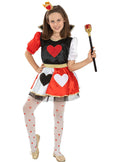 Queen of Hearts Costume for Girls - Alice in Wonderland