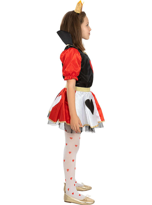 Queen of Hearts Costume for Girls - Alice in Wonderland
