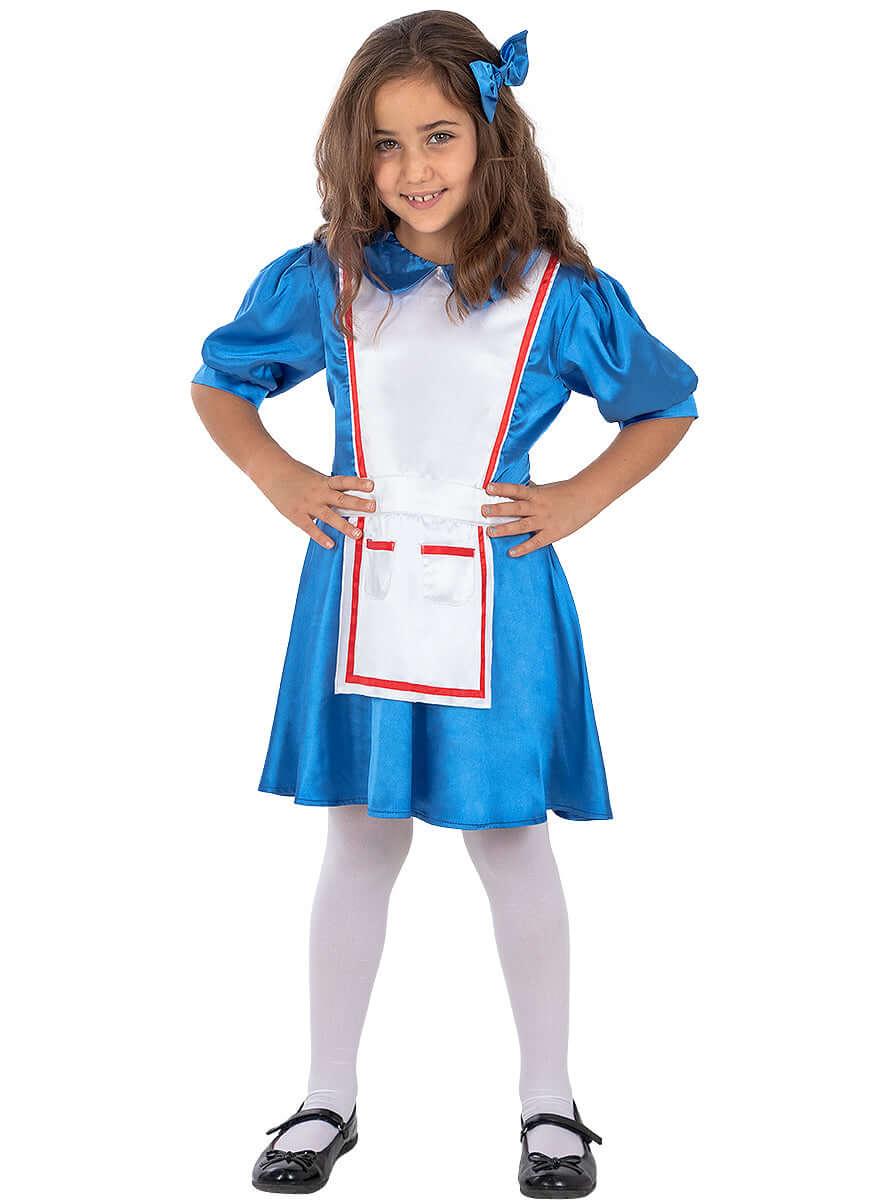 Alice Costume for Girls - Alice in Wonderland Blue Dress