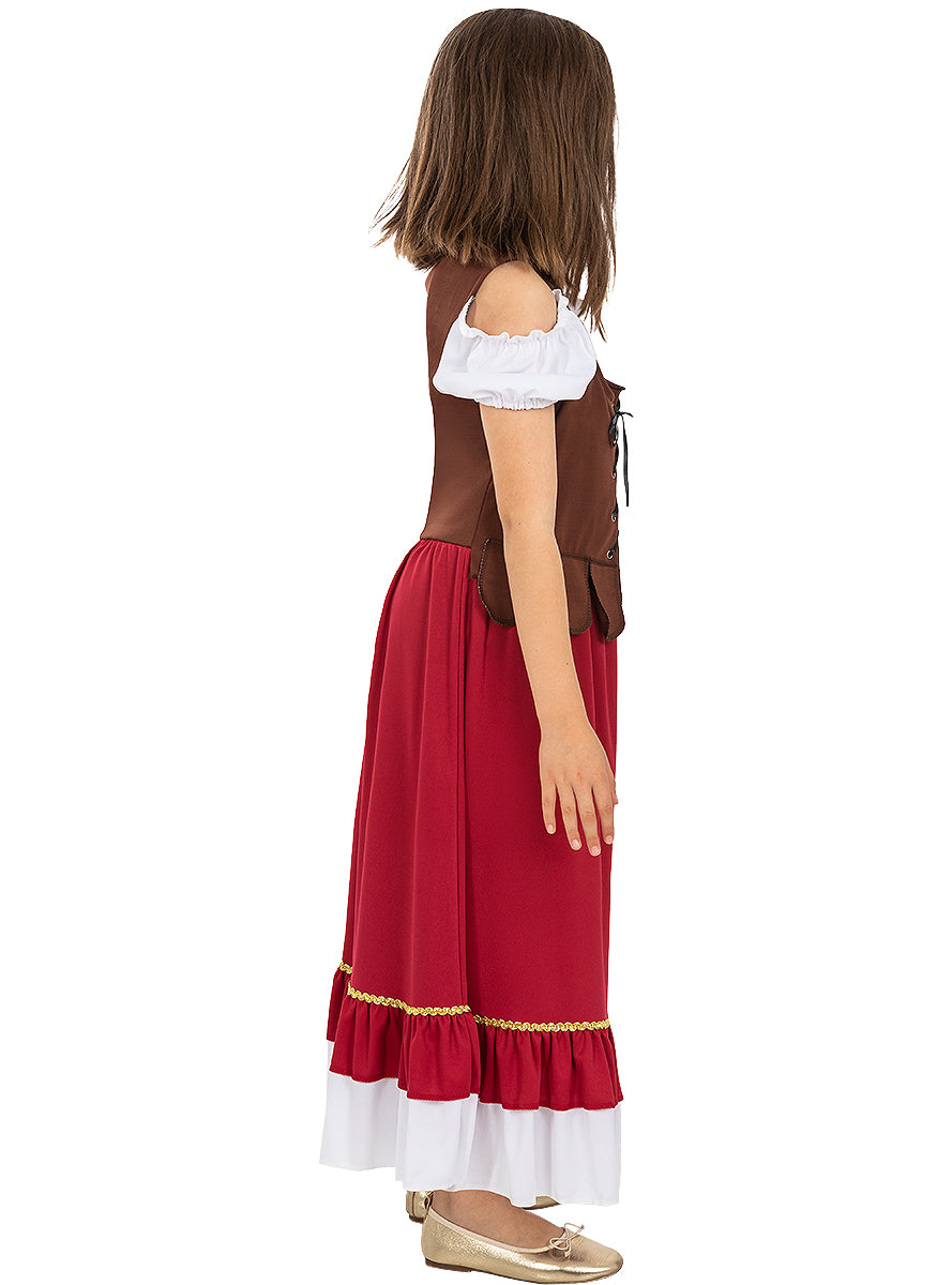 Medieval Innkeeper Costume for Girls