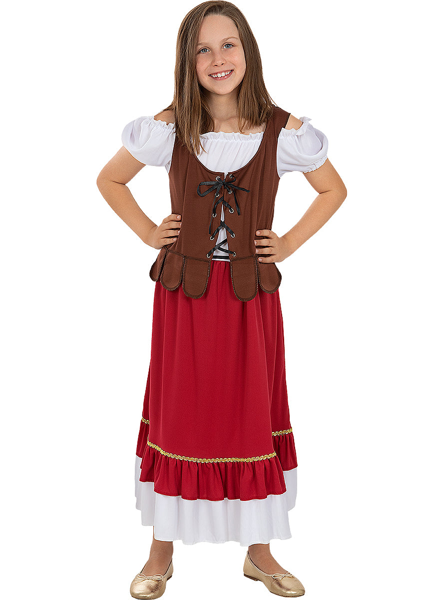 Medieval Innkeeper Costume for Girls