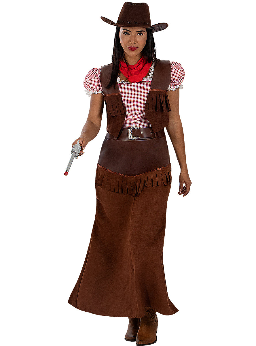 Deluxe Cowgirl Costume for Women